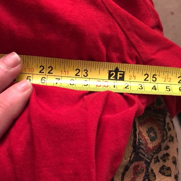 POLO by RALPH LAUREN XL Red long sleeve tee crew neck oversized  like new - Picture 3 of 8